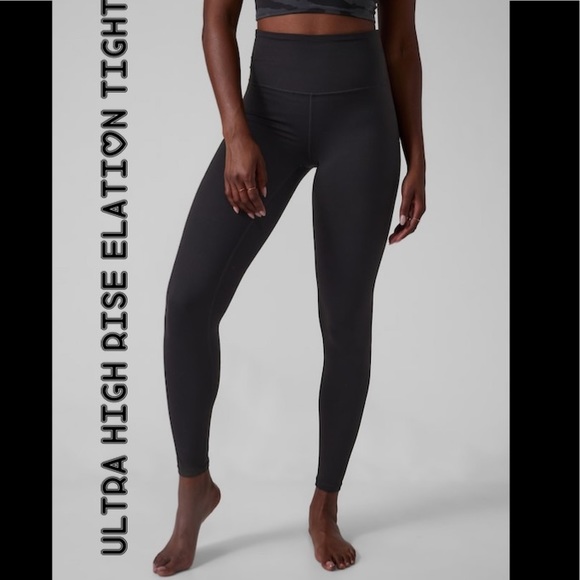 Athleta Pants - ❄️🌺ATHLETA Pants Ultra High Rise Elation Tight in Black 🖤 Size S